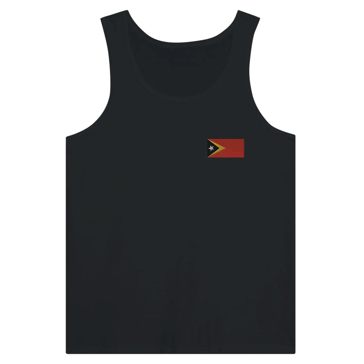 Débardeur drapeau timor oriental en broderie - pixelformaflag