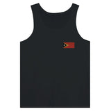 Débardeur drapeau timor oriental en broderie - pixelformaflag