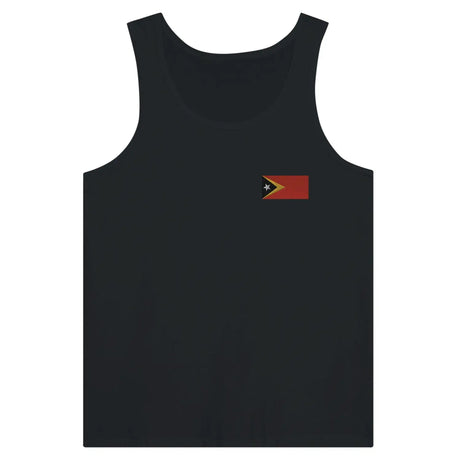 Débardeur drapeau timor oriental en broderie - pixelformaflag