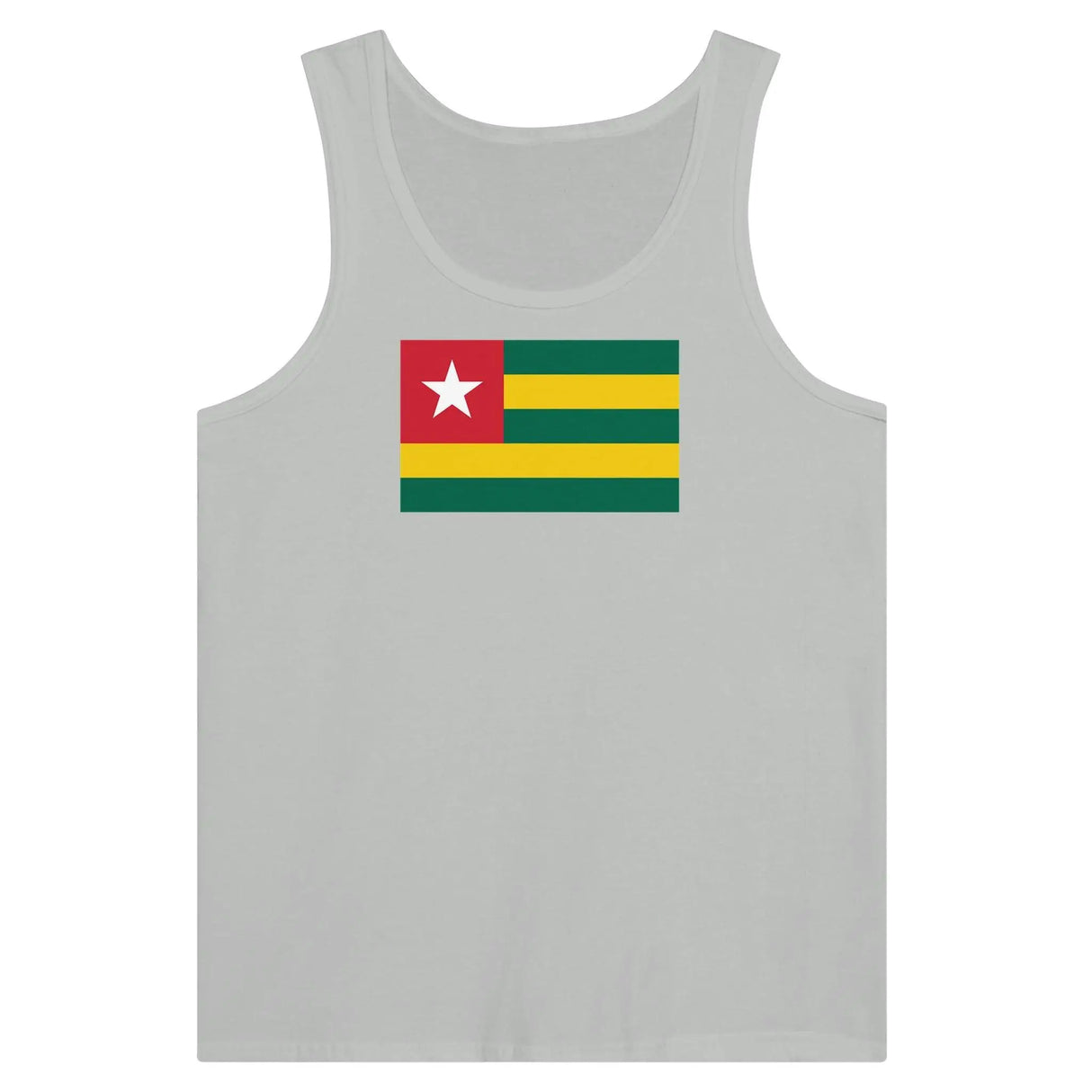 Débardeur drapeau togo tissu léger filé à l’anneau