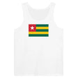 Débardeur drapeau togo tissu léger filé à l’anneau