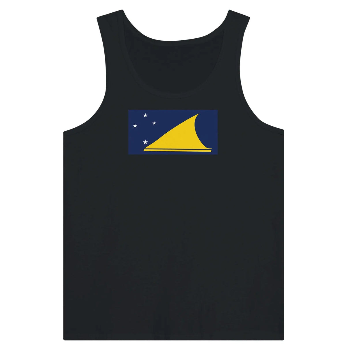 Débardeur drapeau tokelau tissu léger filé à l’anneau