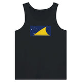 Débardeur drapeau tokelau tissu léger filé à l’anneau