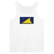 Débardeur drapeau tokelau tissu léger filé à l’anneau