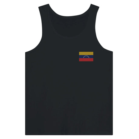 Débardeur drapeau venezuela broderie couleur tissu léger