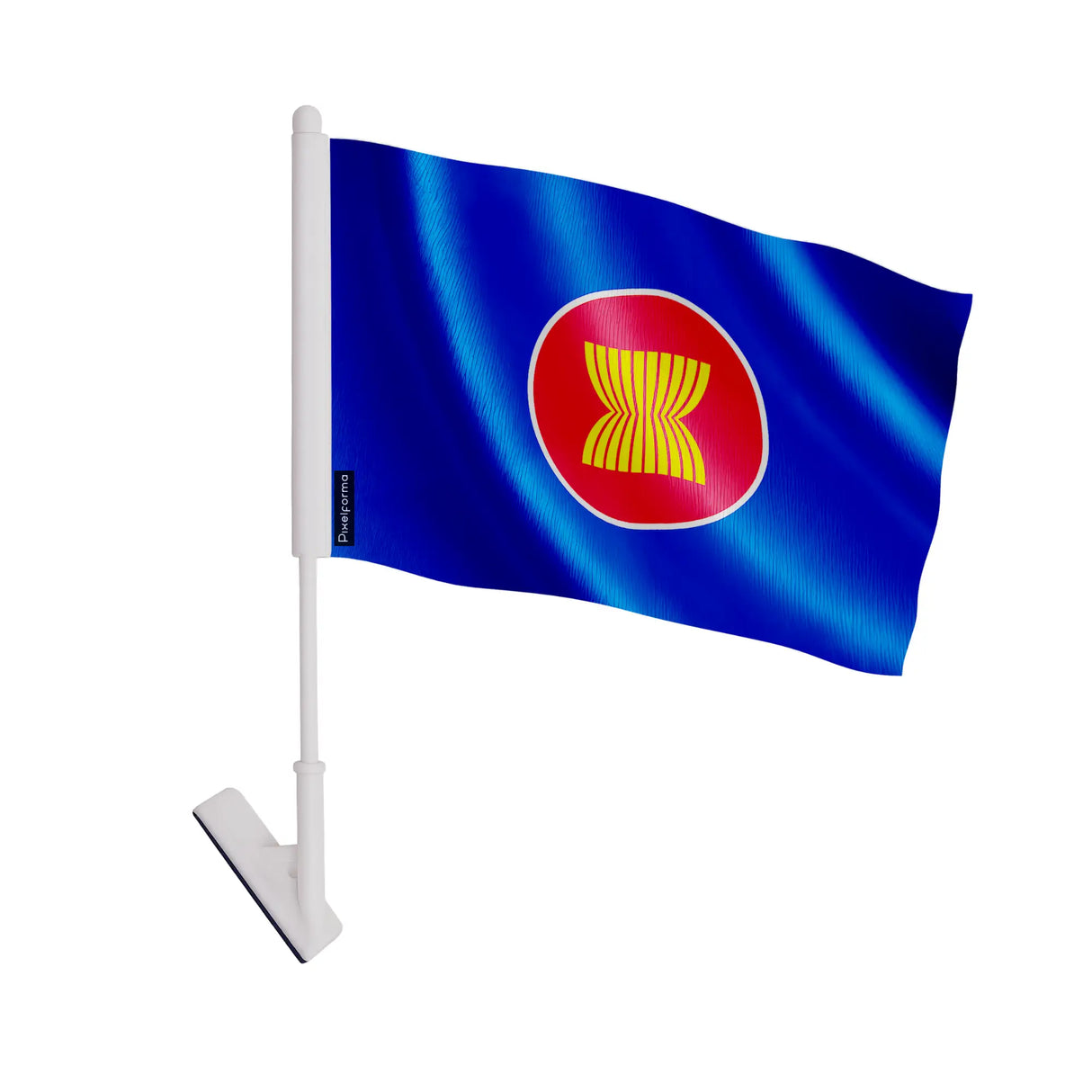 Drapeau adhésif association asean polyester souple facile à coller