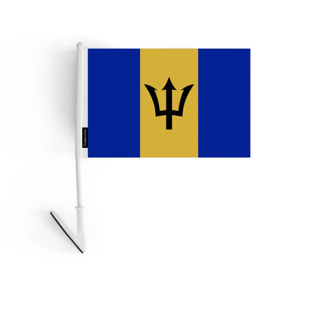Drapeau adhésif barbade en polyester - pixelforma