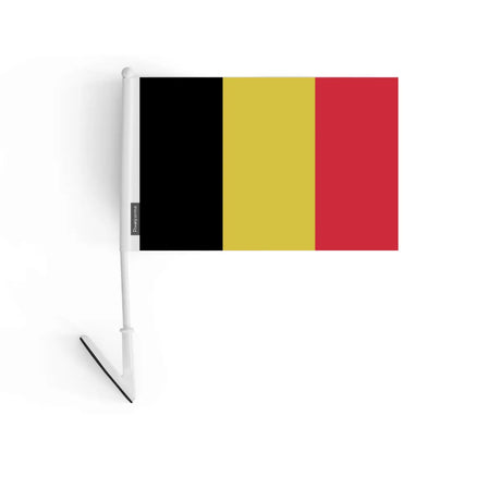 Drapeau adhésif belgique en polyester - pixelforma