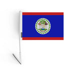 Drapeau adhésif belize en polyester - pixelforma
