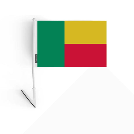 Drapeau adhésif Bénin en Polyester - Pixelforma 