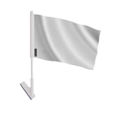 Drapeau adhésif blanc en polyester souple facile à coller