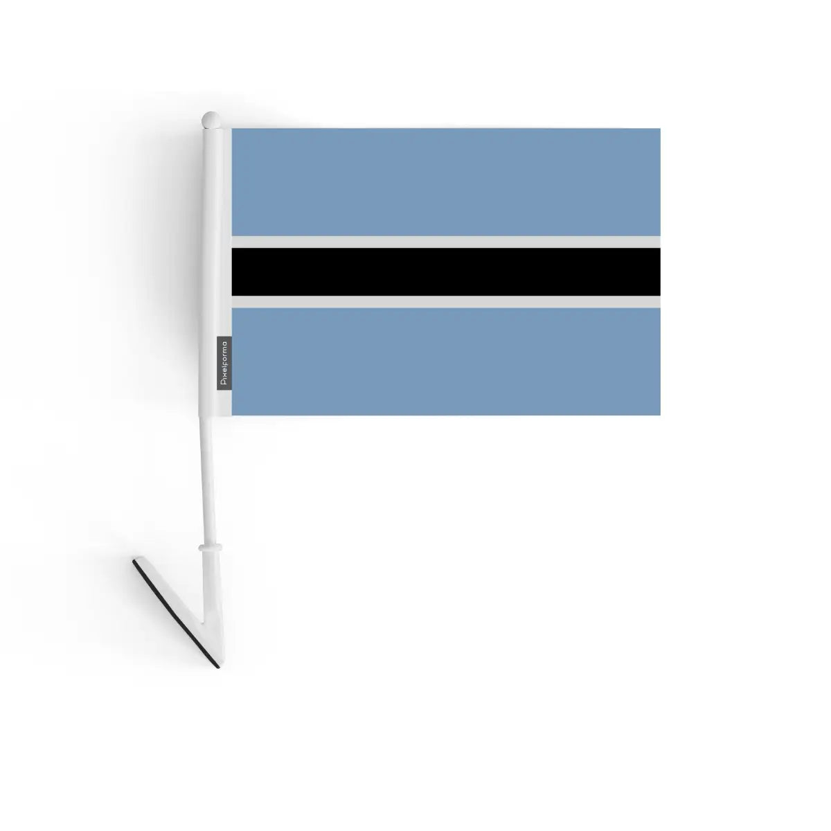 Drapeau adhésif botswana en polyester - pixelforma