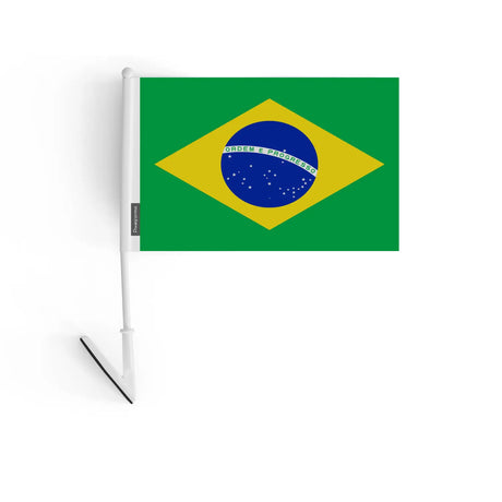 Drapeau adhésif brésil en polyester - pixelforma