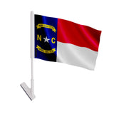 Drapeau adhésif caroline du nord polyester souple facile