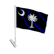 Drapeau adhésif caroline du sud en polyester souple facile