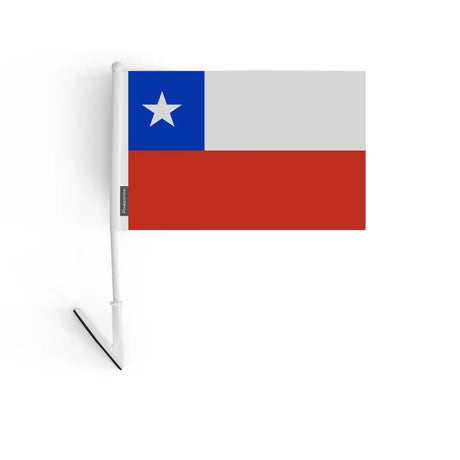 Drapeau adhésif chili en polyester - pixelforma