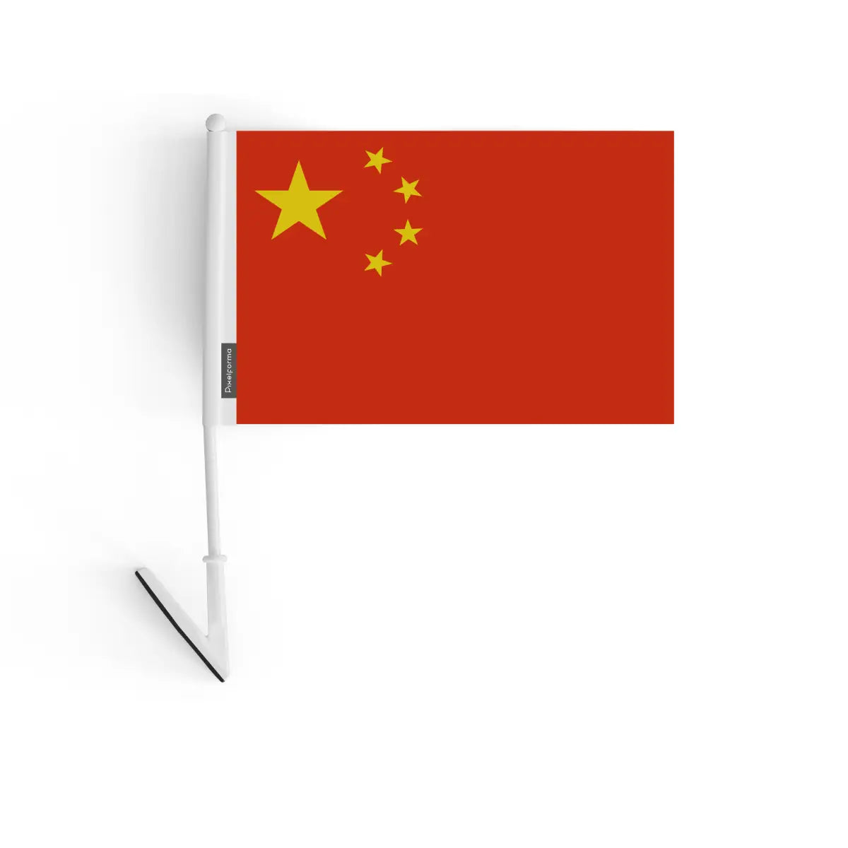 Drapeau adhésif Chine en Polyester - Pixelforma 