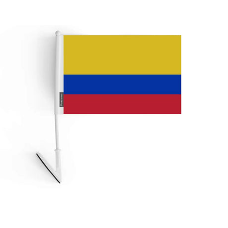 Drapeau adhésif colombie en polyester - pixelforma
