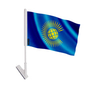 Drapeau adhésif commonwealth polyester souple facile à coller