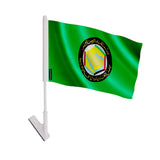 Drapeau adhésif conseil de coopération polyester facile à coller