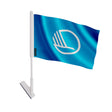 Drapeau adhésif conseil nordique en polyester souple