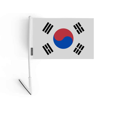 Drapeau adhésif corée du sud en polyester - pixelforma