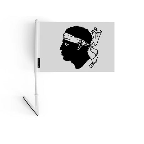 Drapeau adhésif corse en polyester - pixelforma