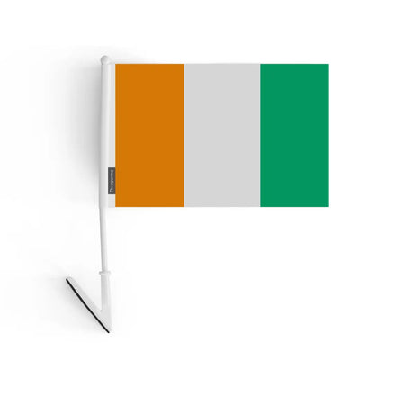 Drapeau adhésif côte d’ivoire en polyester - pixelforma