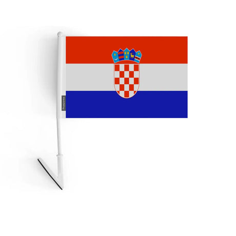 Drapeau adhésif croatie en polyester - pixelforma