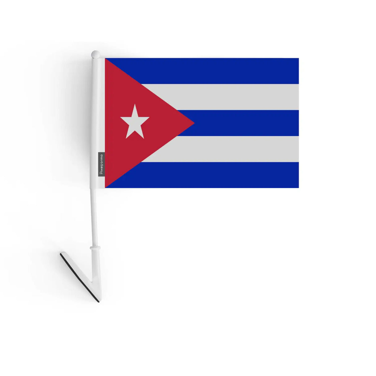 Drapeau adhésif cuba en polyester - pixelforma