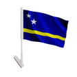 Drapeau adhésif curaçao polyester souple facile à coller