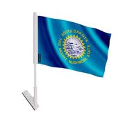 Drapeau adhésif dakota du sud polyester souple facile à poser
