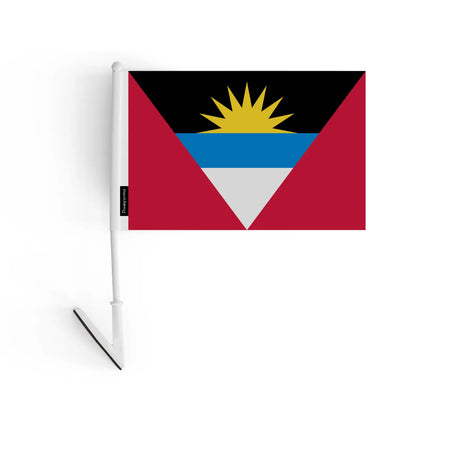 Drapeau adhésif d’antigua-et-barbuda en polyester - pixelforma