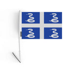 Drapeau adhésif de martinique en polyester - pixelforma