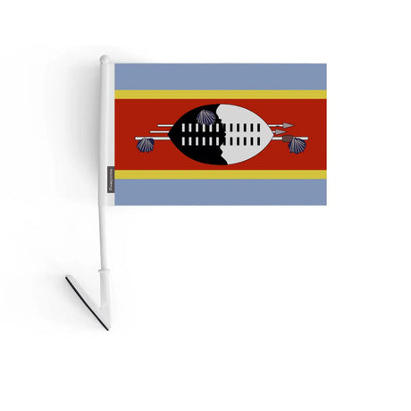 Drapeau adhésif d’eswatini en polyester - pixelforma
