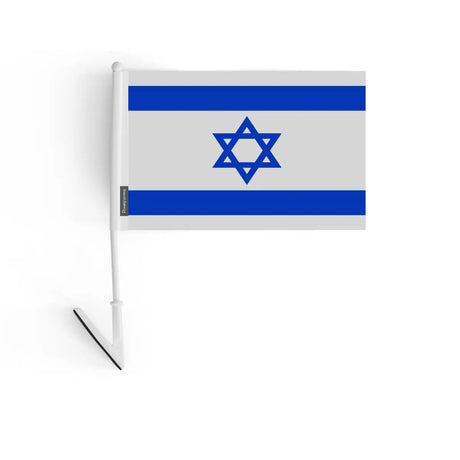 Drapeau adhésif d’israël en polyester - pixelforma