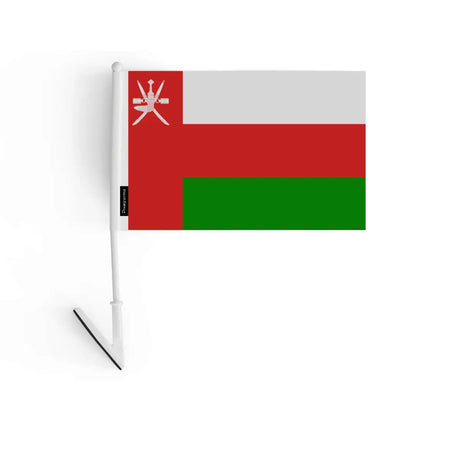 Drapeau adhésif d’oman en polyester - pixelforma