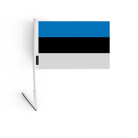 Drapeau adhésif estonie en polyester - pixelforma