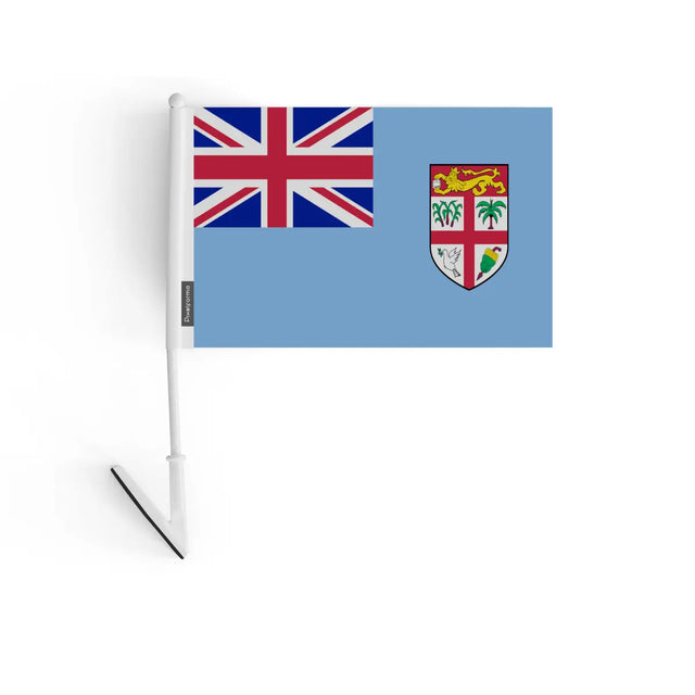 Drapeau adhésif fidji en polyester - pixelforma