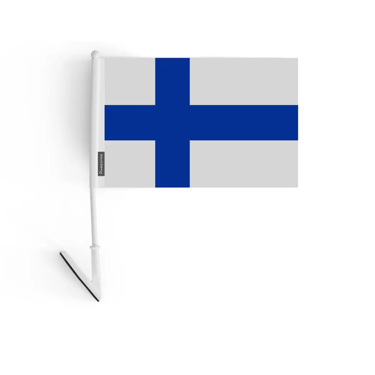 Drapeau adhésif finlande en polyester - pixelforma