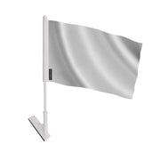 Drapeau adhésif gris clair polyester souple facile à coller