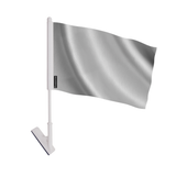 Drapeau adhésif gris en polyester - pixelforma
