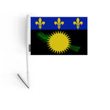 Drapeau adhésif guadeloupe en polyester - pixelforma