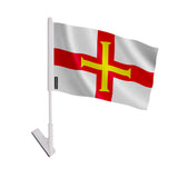 Drapeau adhésif guernesey polyester souple facile à coller