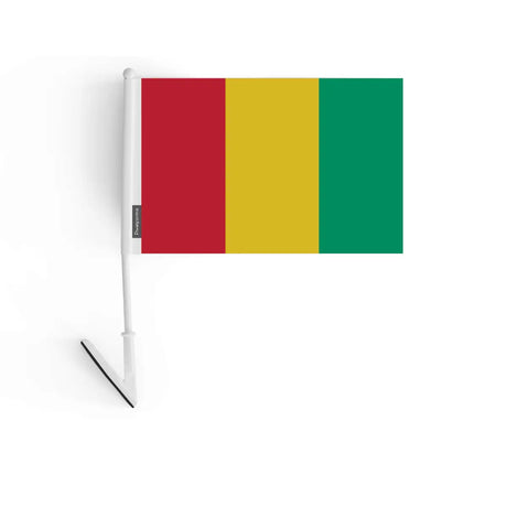 Drapeau adhésif guinée en polyester - pixelforma
