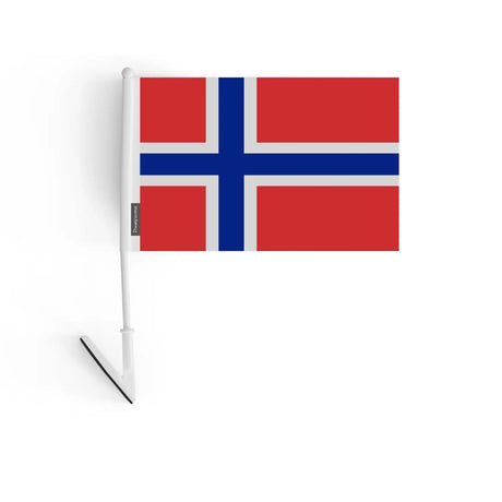 Drapeau adhésif île bouvet en polyester - pixelforma