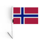 Drapeau adhésif île bouvet en polyester - pixelforma