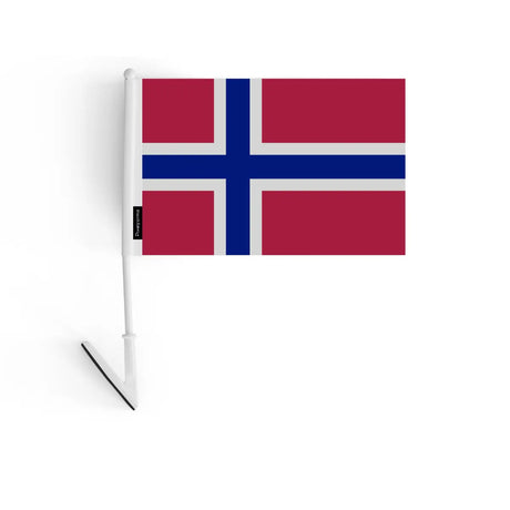 Drapeau adhésif île bouvet en polyester - pixelforma
