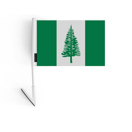 Drapeau adhésif île norfolk en polyester - pixelforma