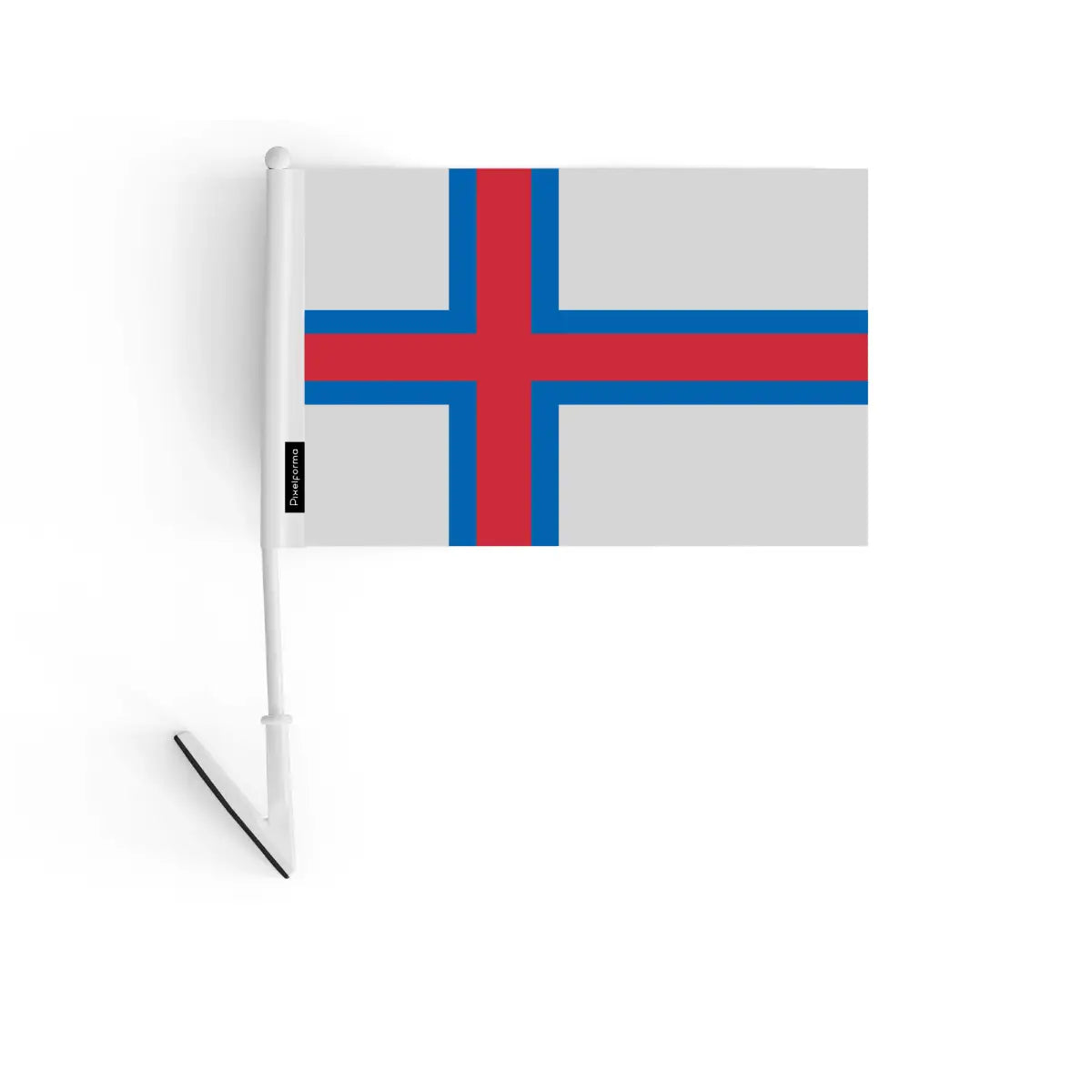 Drapeau adhésif îles féroé en polyester - pixelforma